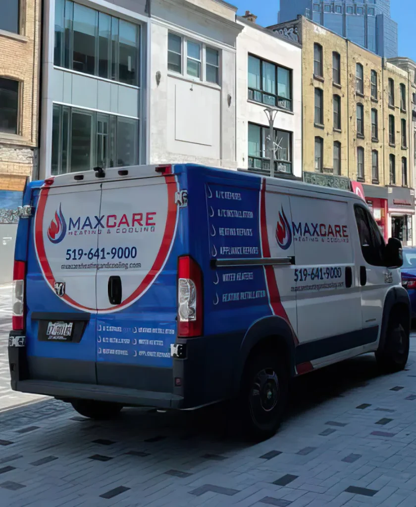 MaxCare Heating & Cooling company van